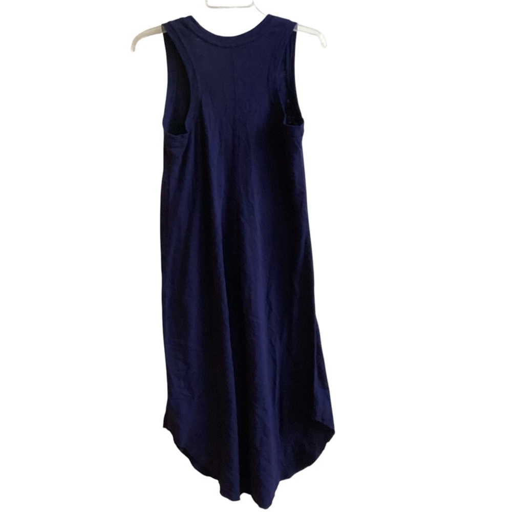 GAP Long Navy Blue Sleeveless Cotton Dress NWT Misses size XS - Picture 6 of 6